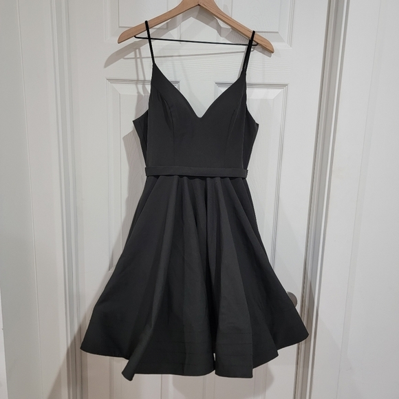 Ieena for Mac Duggal Fit & Flare Cocktail Dress - Picture 2 of 6